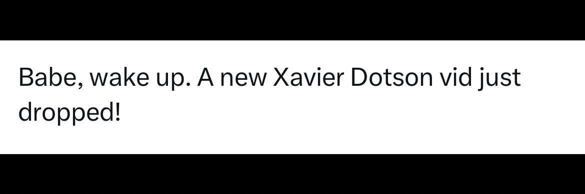 Xavier Dotson banner