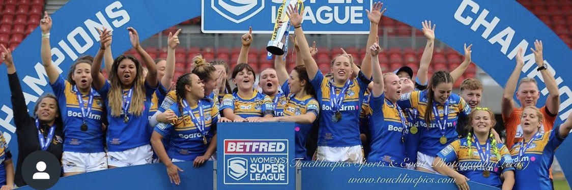 Leeds Rhinos Womens Supporters banner