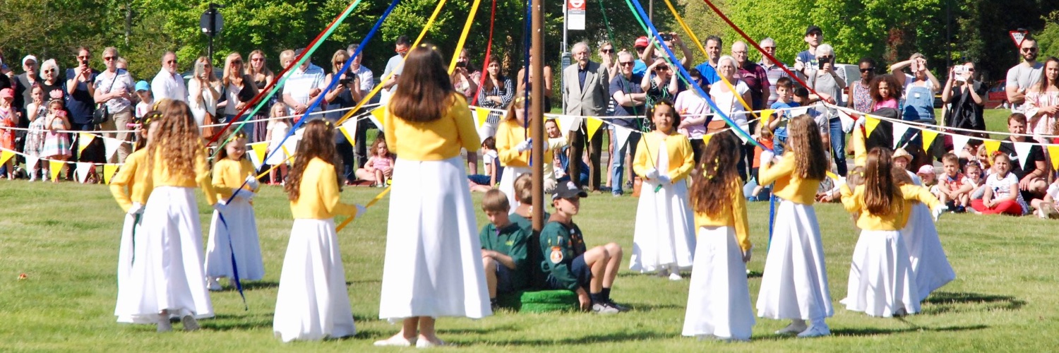 Chislehurst May Queen Society banner