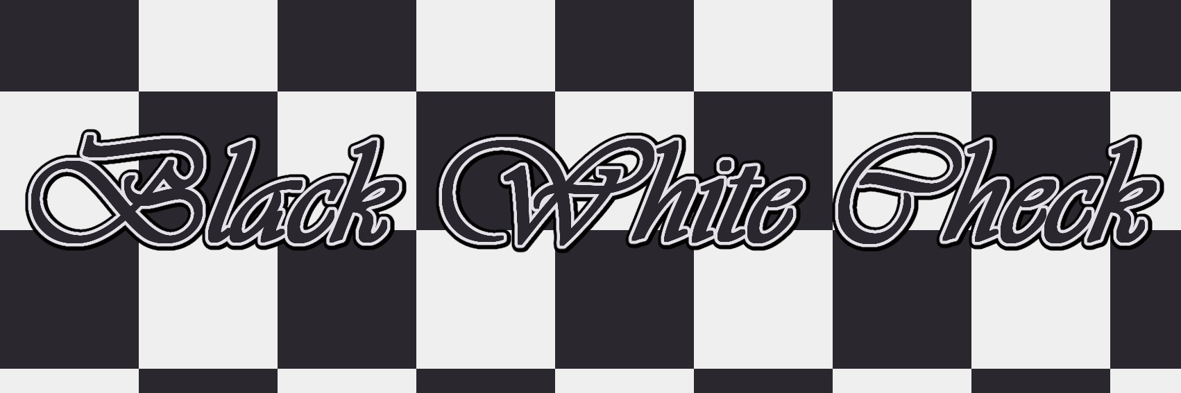 Black White Check@7.3 | Comms open! banner