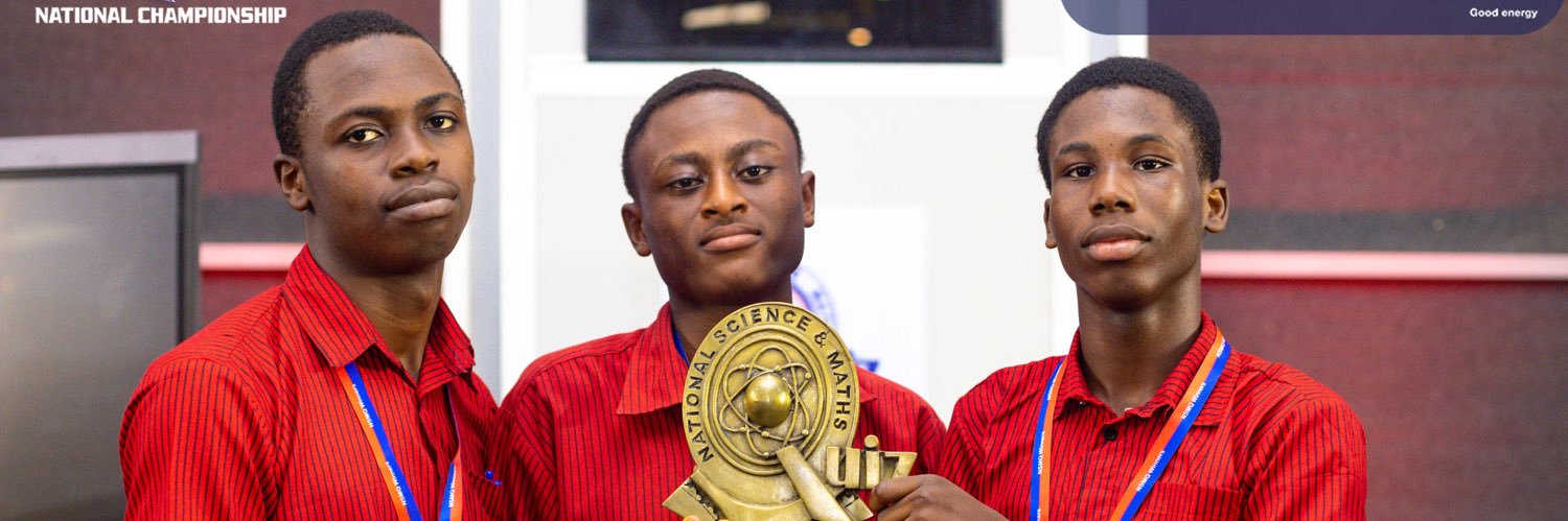 Twitter banner for @NSMQGhana