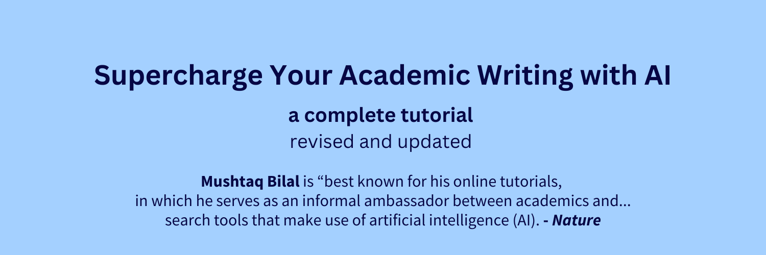 Mushtaq Bilal, PhD's banner