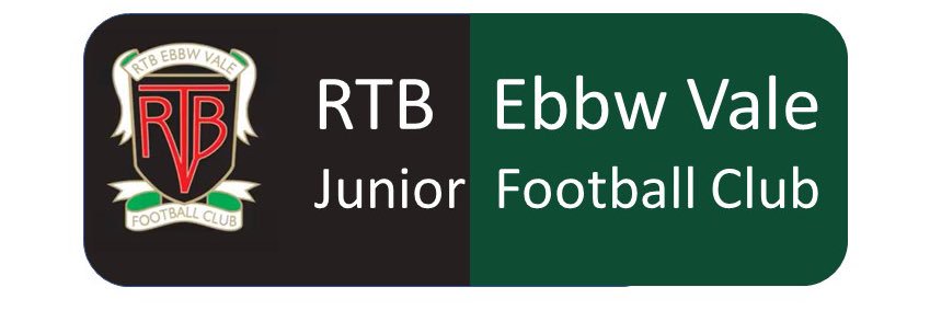 RTB Ebbw Vale Junior Football Club banner