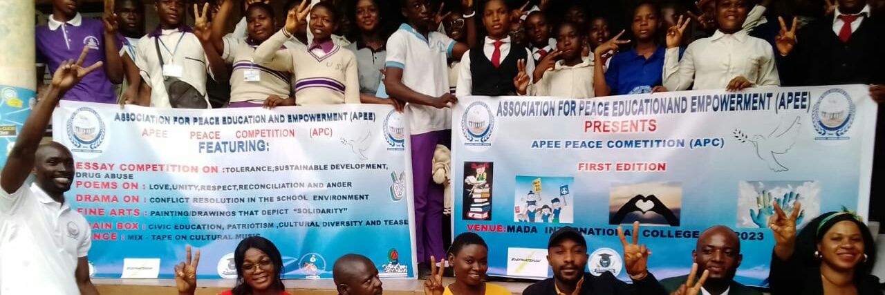 Association for Peace Education & Empowerment banner