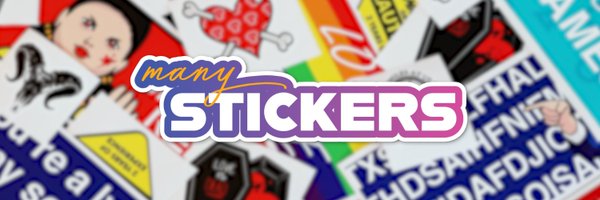 Many Stickers Profile Banner