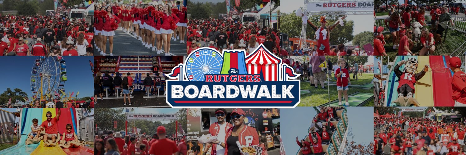 The Rutgers Boardwalk's banner