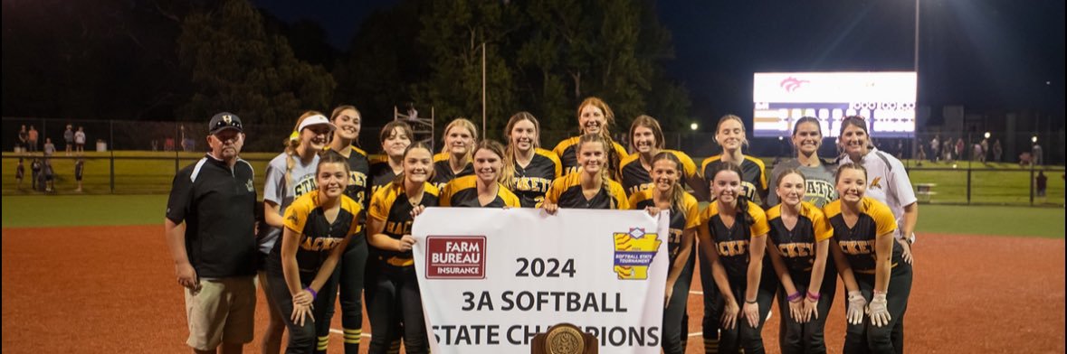 Hackett Lady Hornets Softball banner