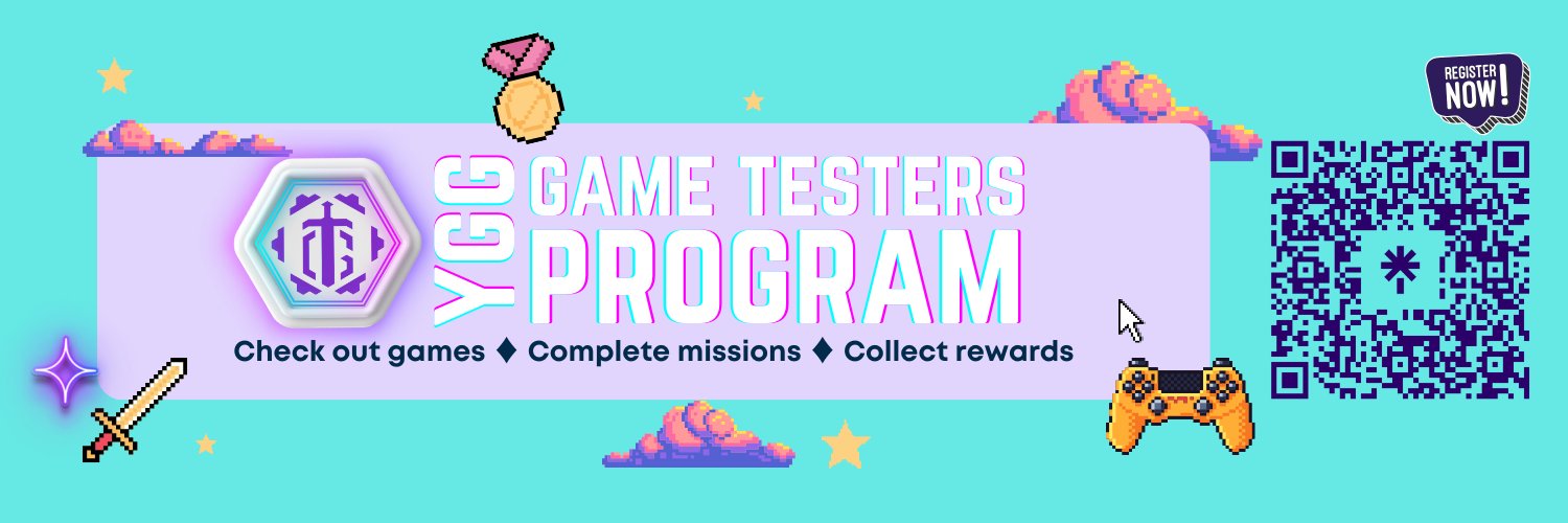 YGG Game Testers Program's banner