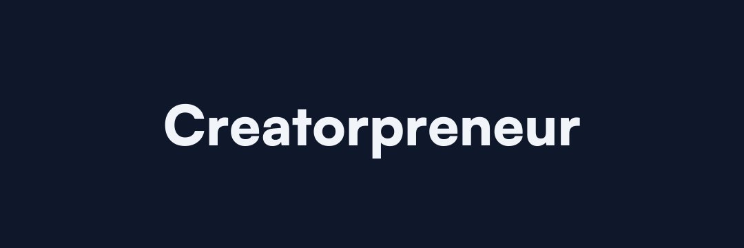 Creatorpreneur_'s profile banner image