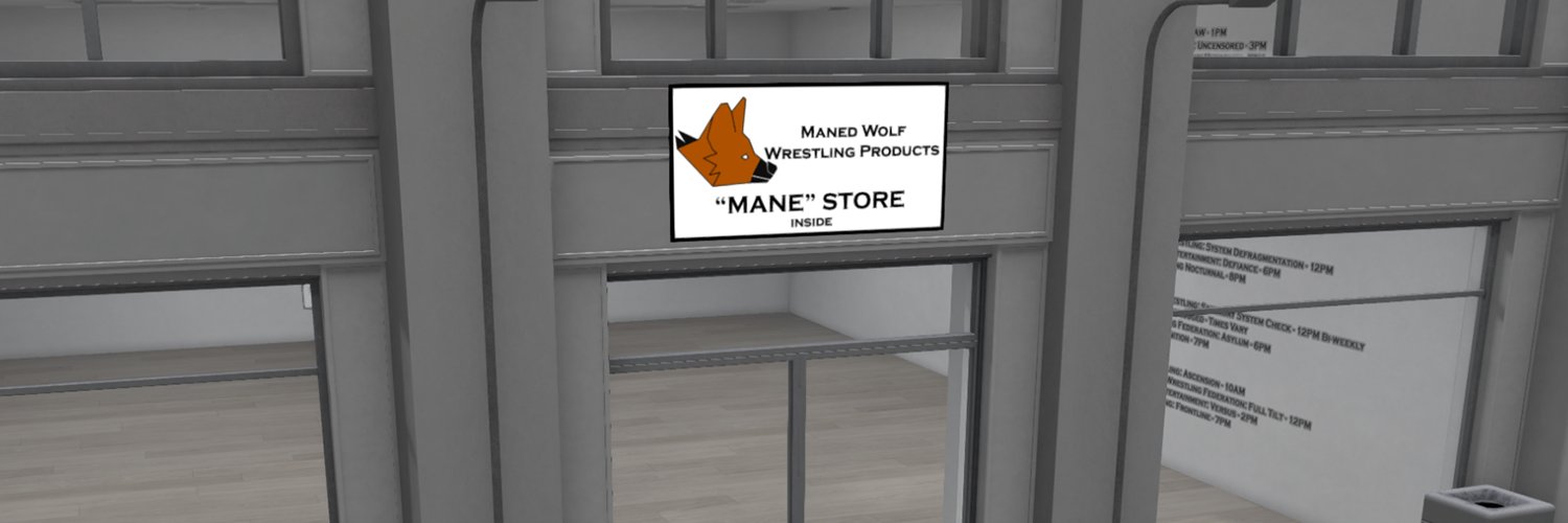 Maned Wolf Wrestling Products banner