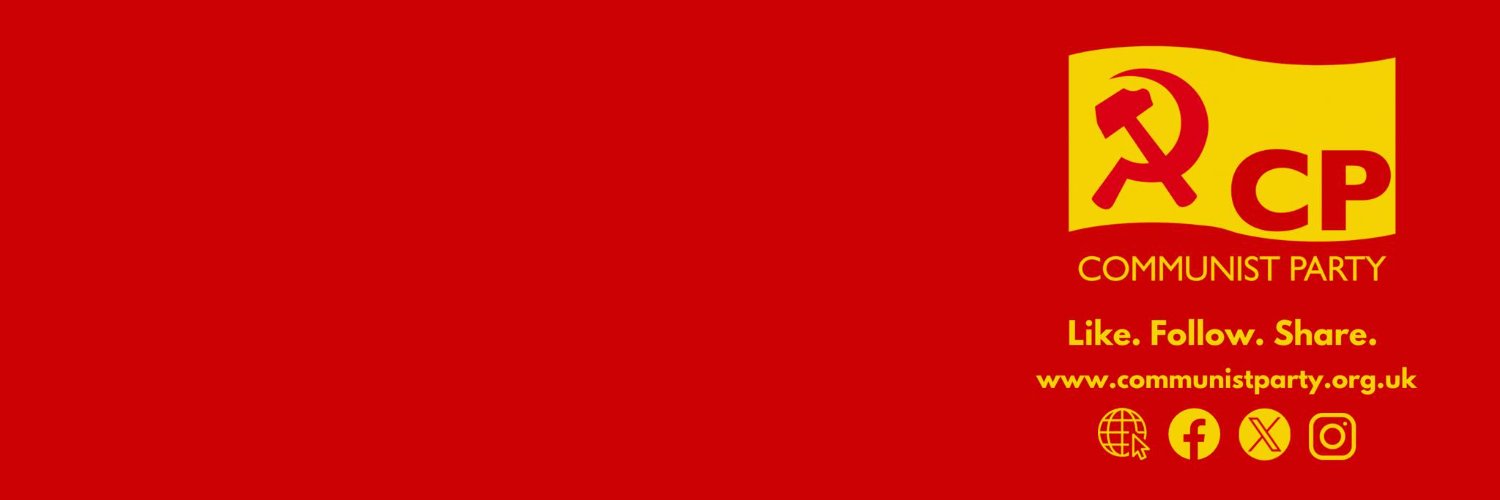 Communist Party Glasgow Branch's banner