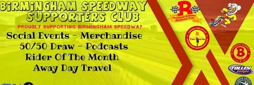 Birmingham Speedway Supporters Club banner