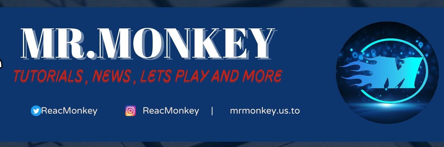Mr. monkey X banner