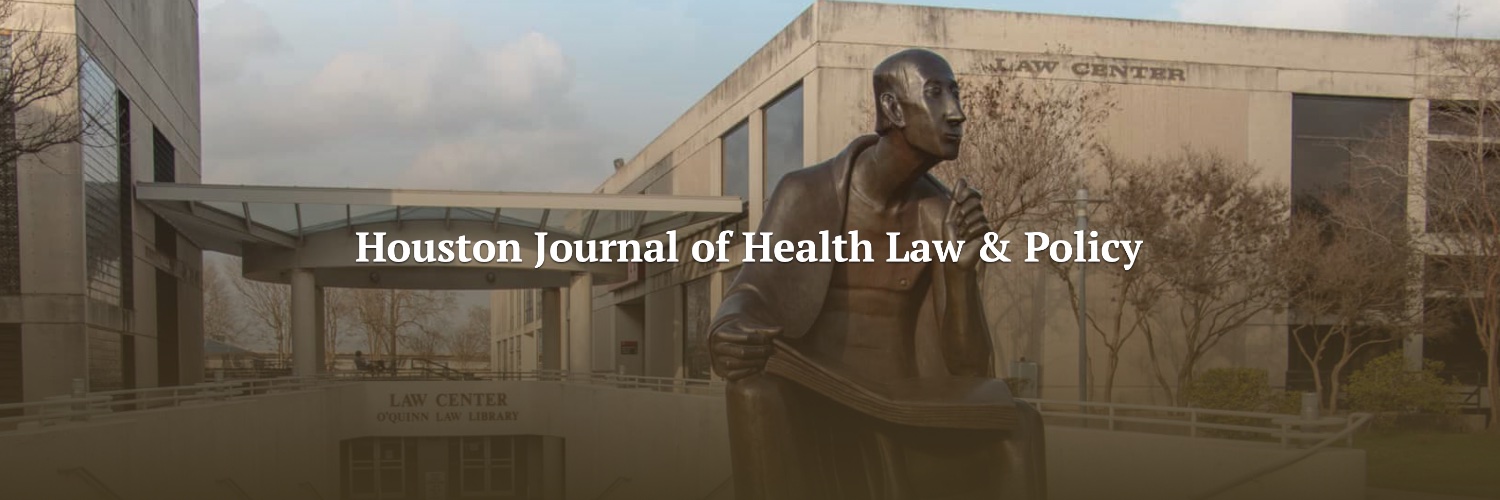 Houston Journal of Health Law and Policy banner