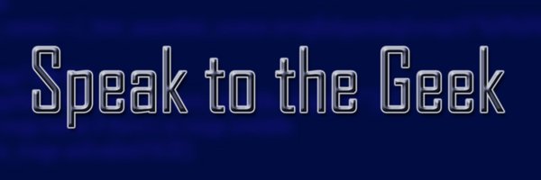 speak2thegeek Profile Banner