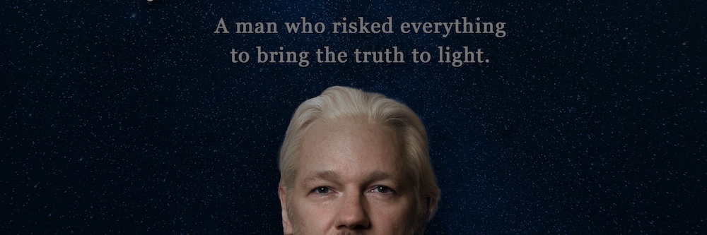THE TRUST FALL: JULIAN ASSANGE - Documentary's banner