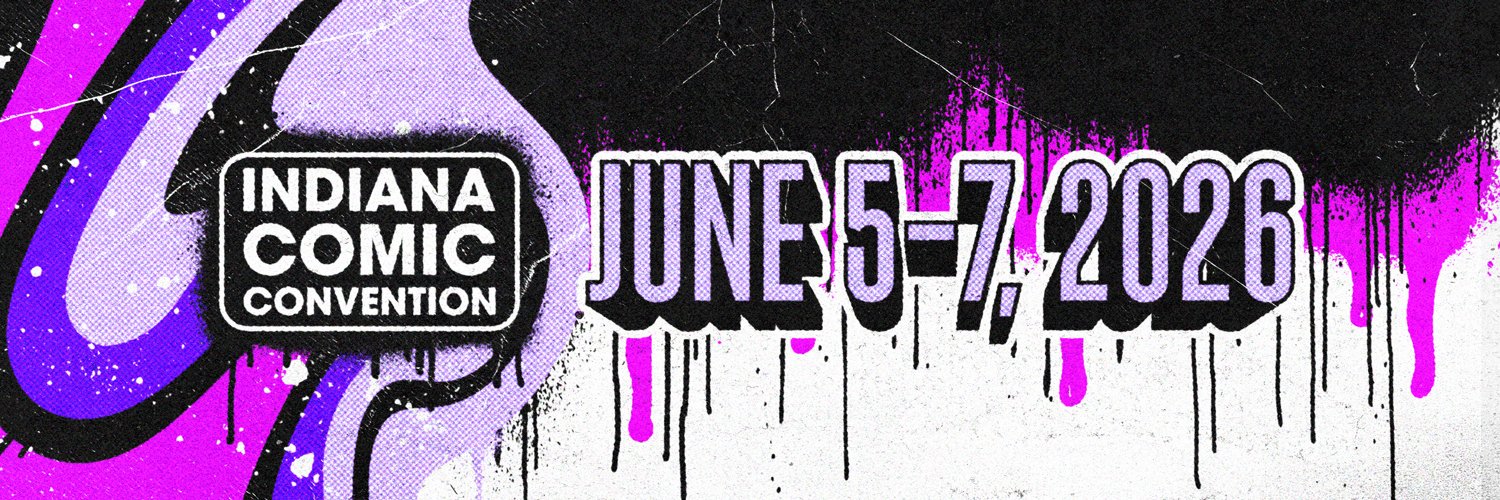 Indiana Comic Convention banner