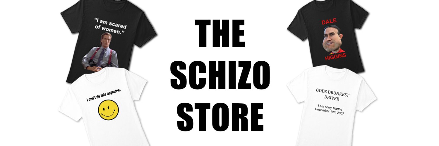 The Schizo Store banner