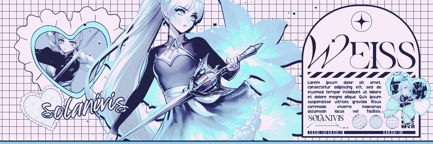 weiss. ❄️😾 banner