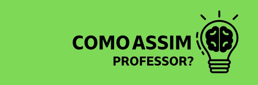 Como Assim Professor banner