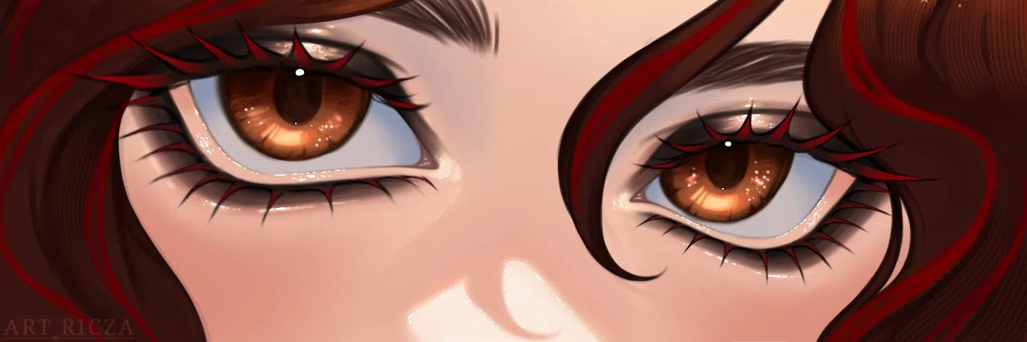 Cinnamon Bun Fox ❀ 🩷💜💙 banner