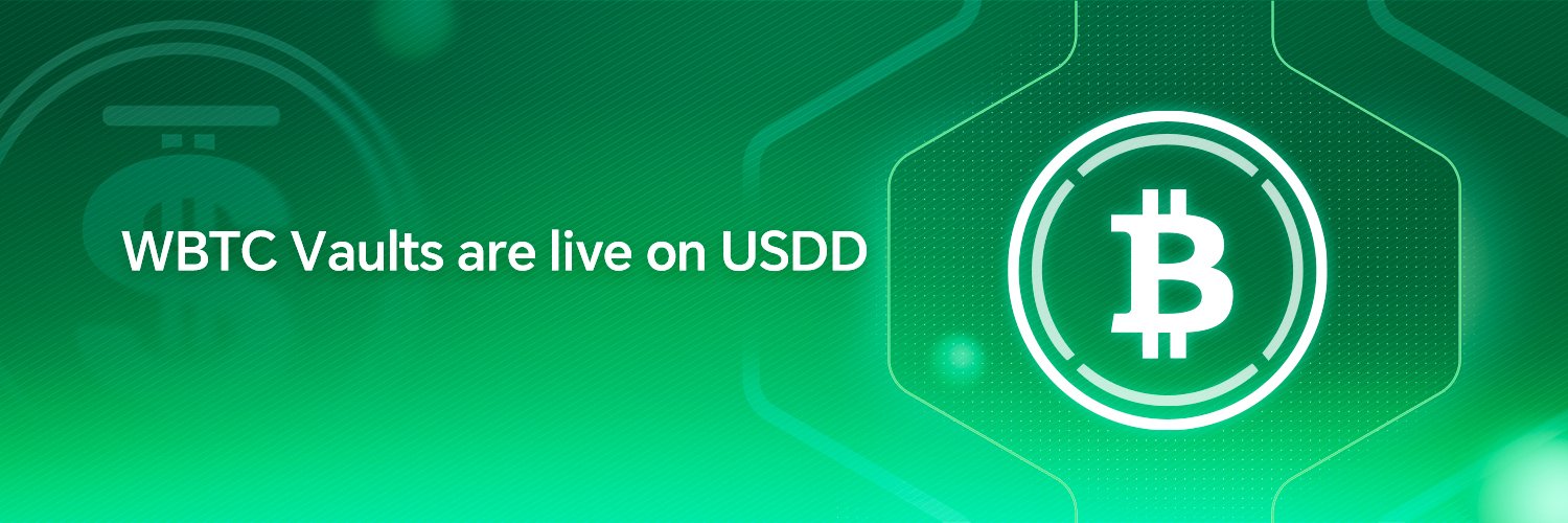 USDD｜WBTC Vaults Now Live banner