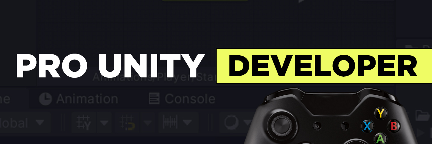 PRO Unity Developer banner