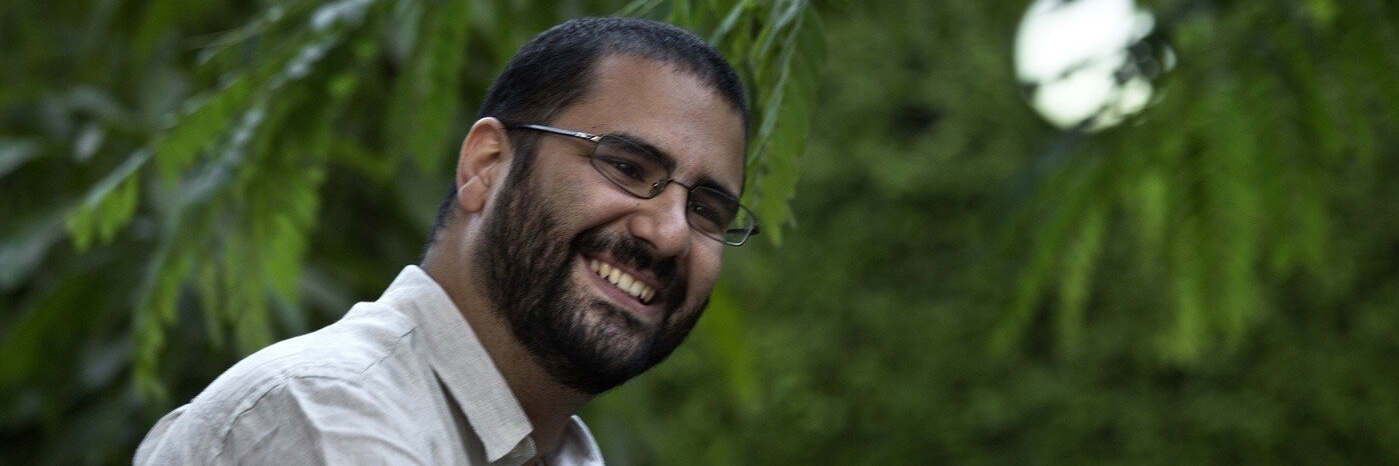 Free Alaa's banner