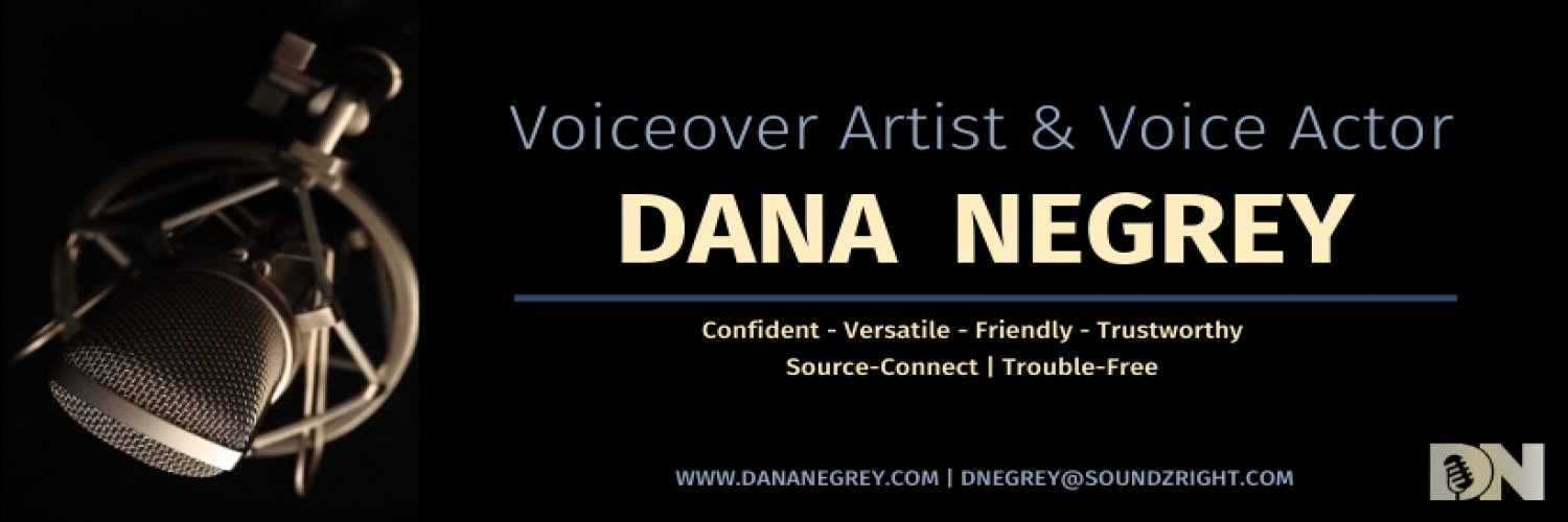 Dana Negrey Voice Artist & Voiceover Coach 🇺🇦 banner