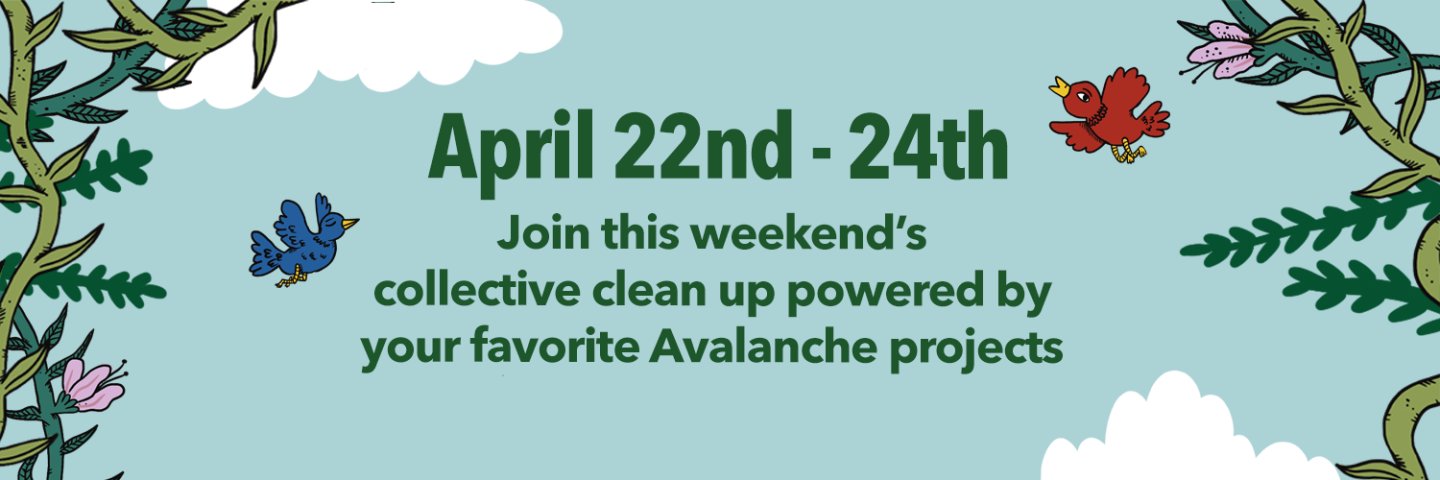 Avax CleanUp 2022 banner