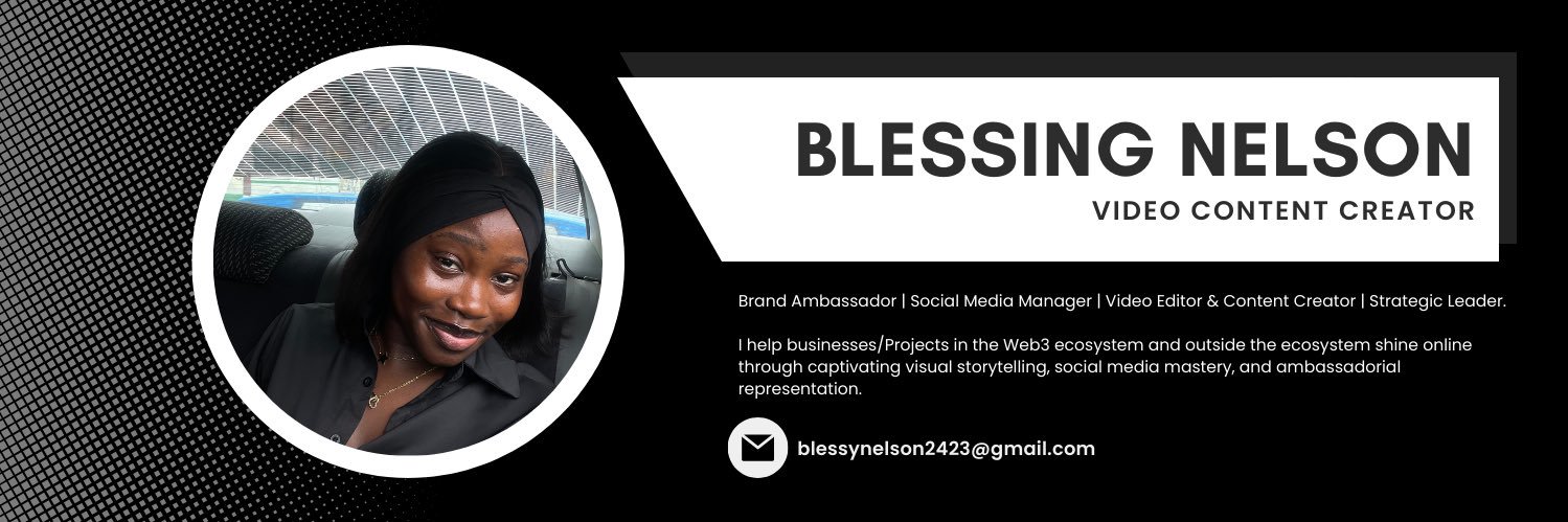 Blessing Nelson 🎙️🎥's banner