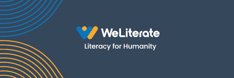 WeLiterateOrg's profile banner image