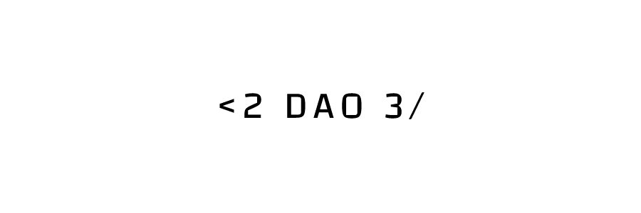 2DAO3 banner