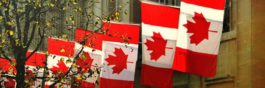 Canada in Chicago's banner