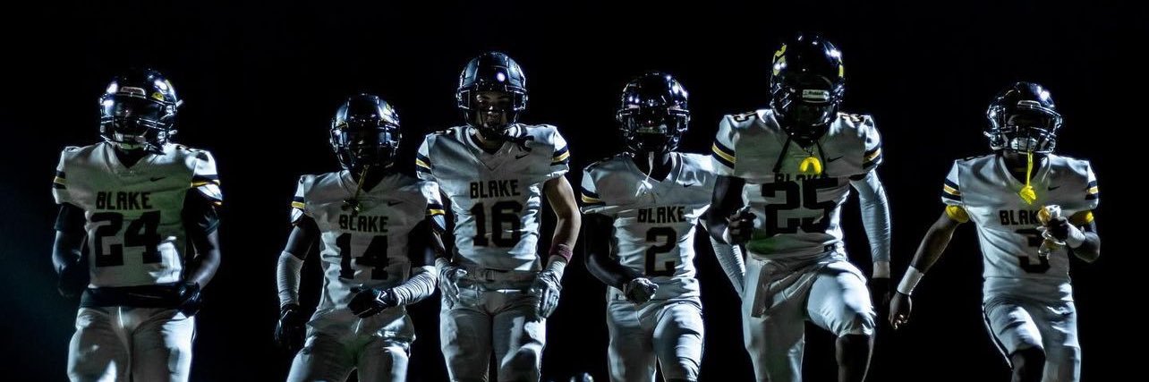 Blake High School Football Team's banner