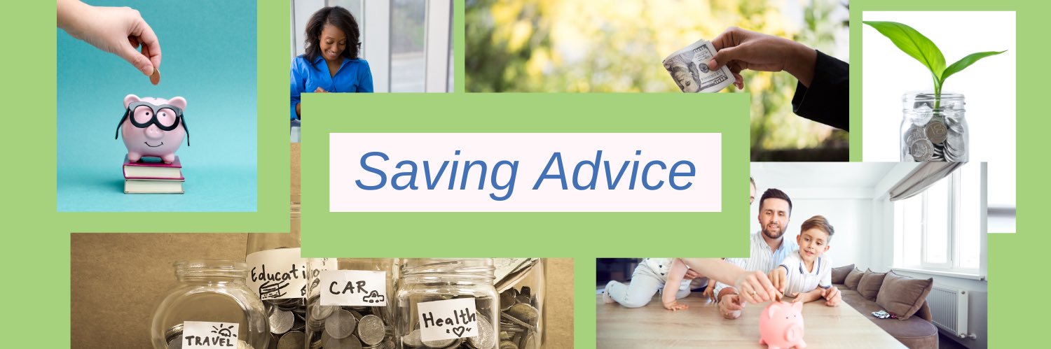Saving Advice - Money & Finances banner