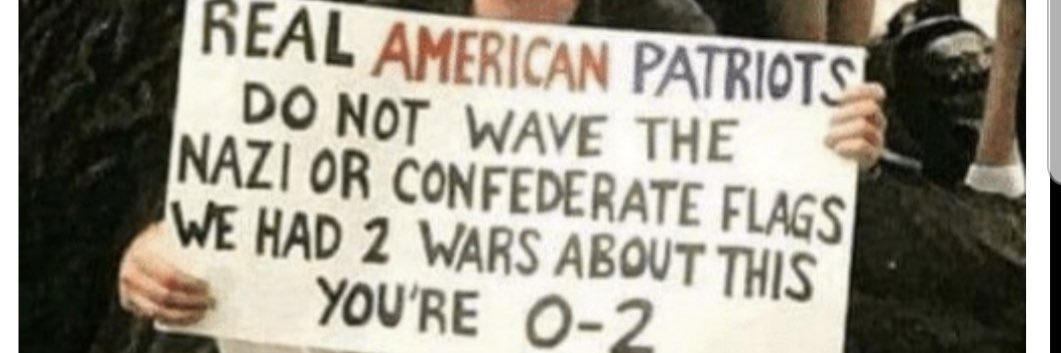 Democracy over what they’re pushing's banner