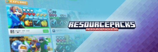 Minecraft Resource Packs Profile Banner