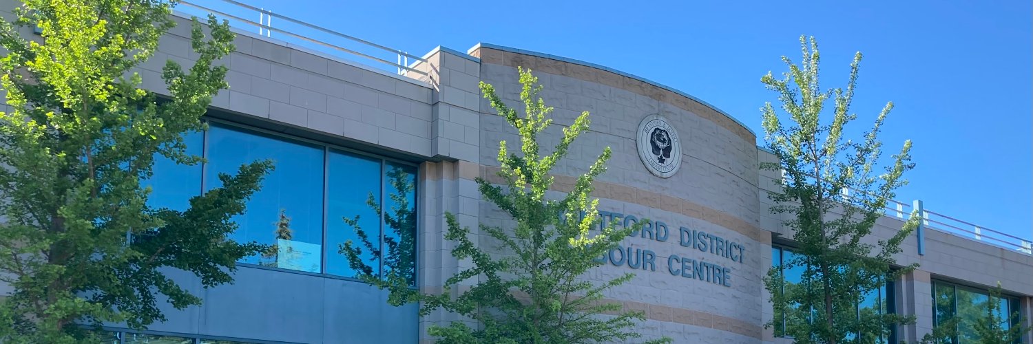 Brantford and District Labour Council banner