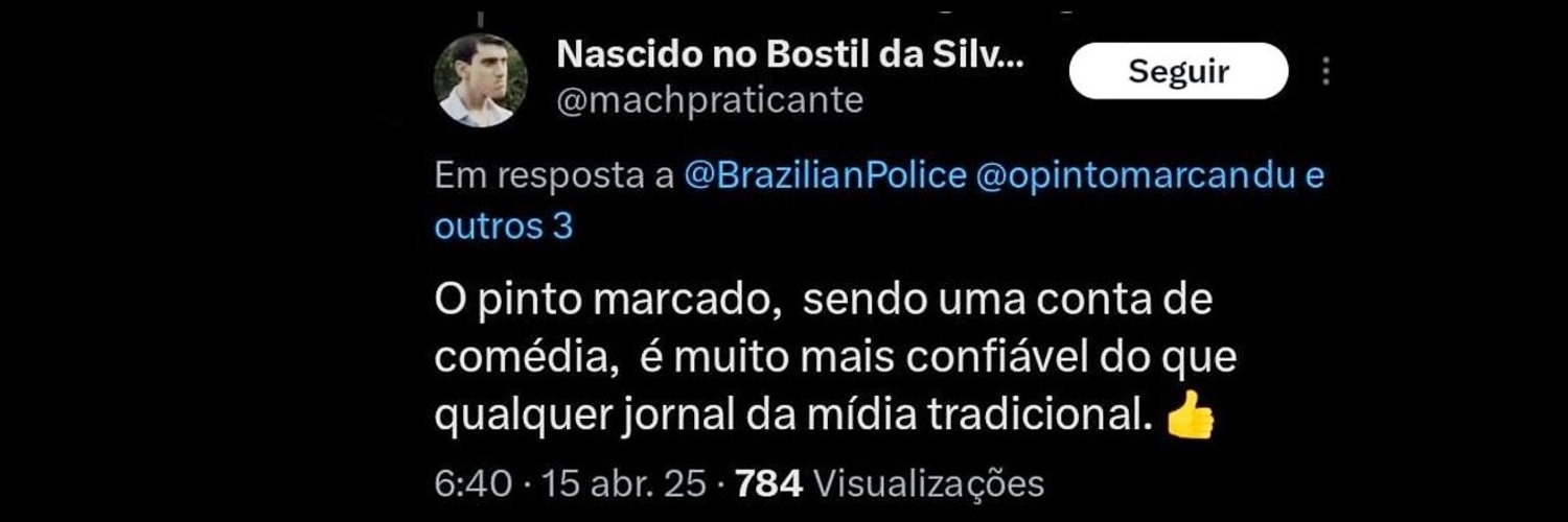 O Pinto Marcando's banner