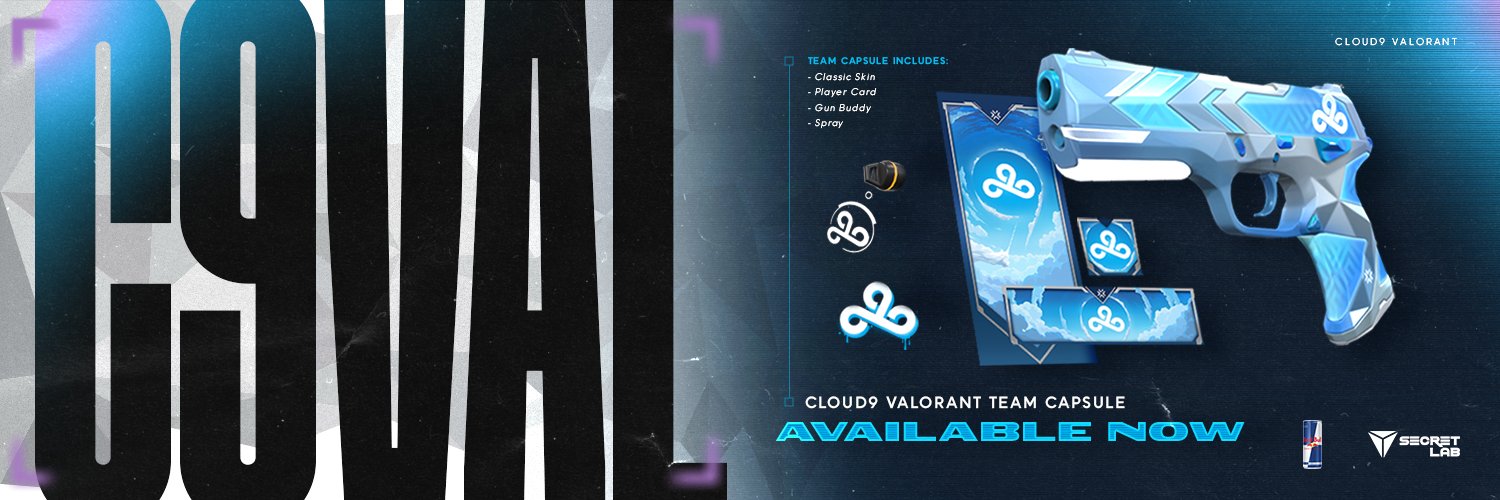 Cloud9 VALORANT Profile Banner