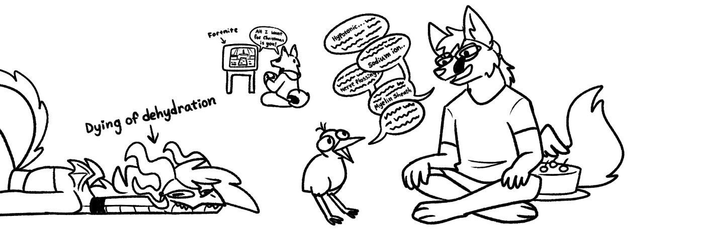 Gamma S. Foxlore, Comms Open (3/4) banner