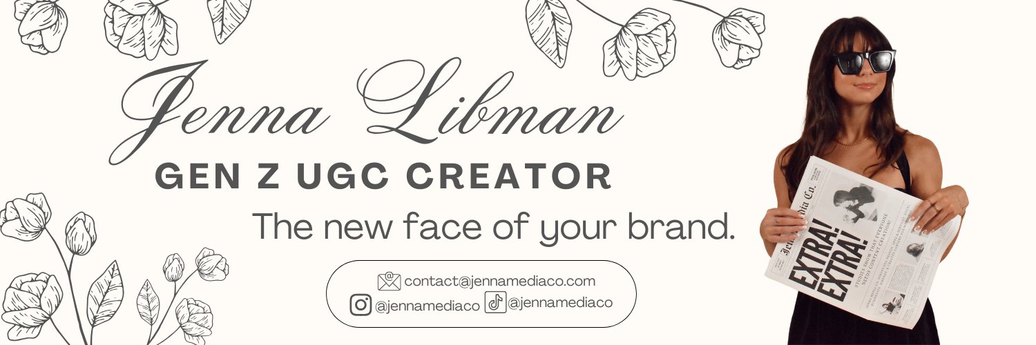 Jenna | UGC Creator & Content Strategist's banner