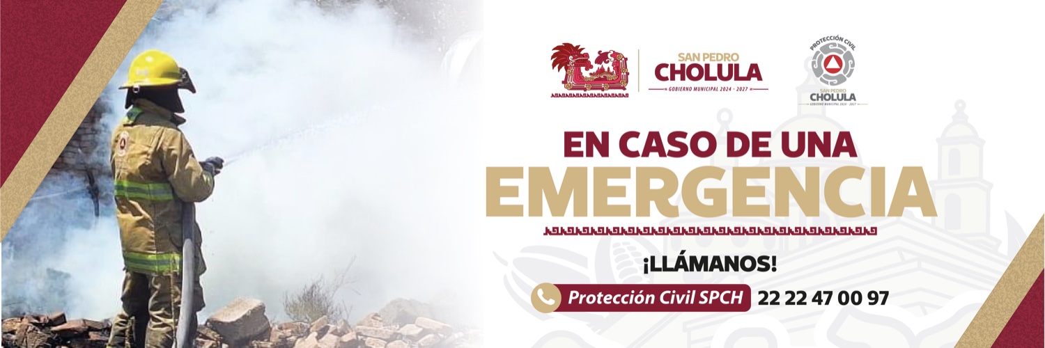 Protección Civil San Pedro Cholula banner