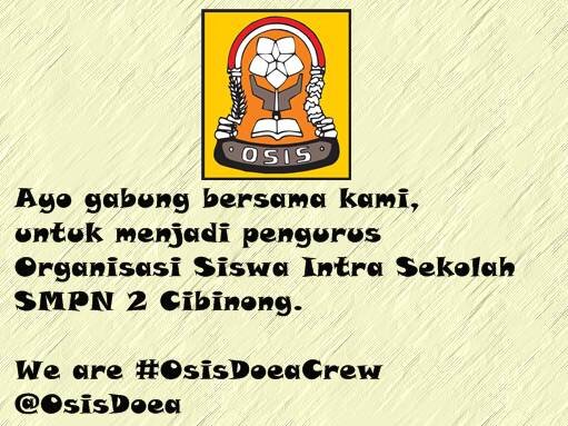 OSIS SMPN 2 Cibinong banner