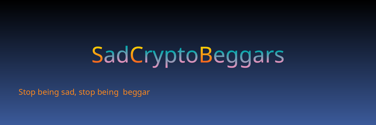 SCryptobeggars's profile banner image
