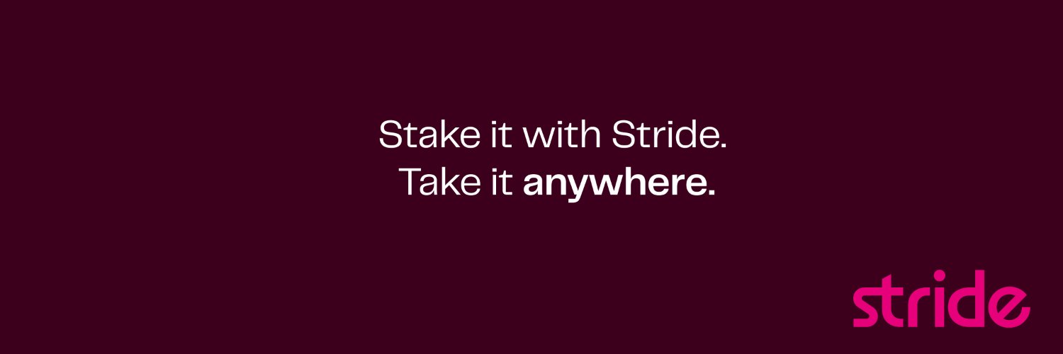 Stride banner