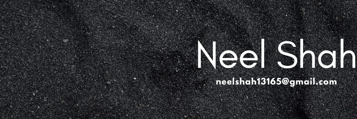 Neel Shah's banner