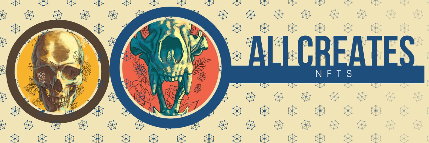 AliCreatesNFT | MINTING Mini Calavera series banner