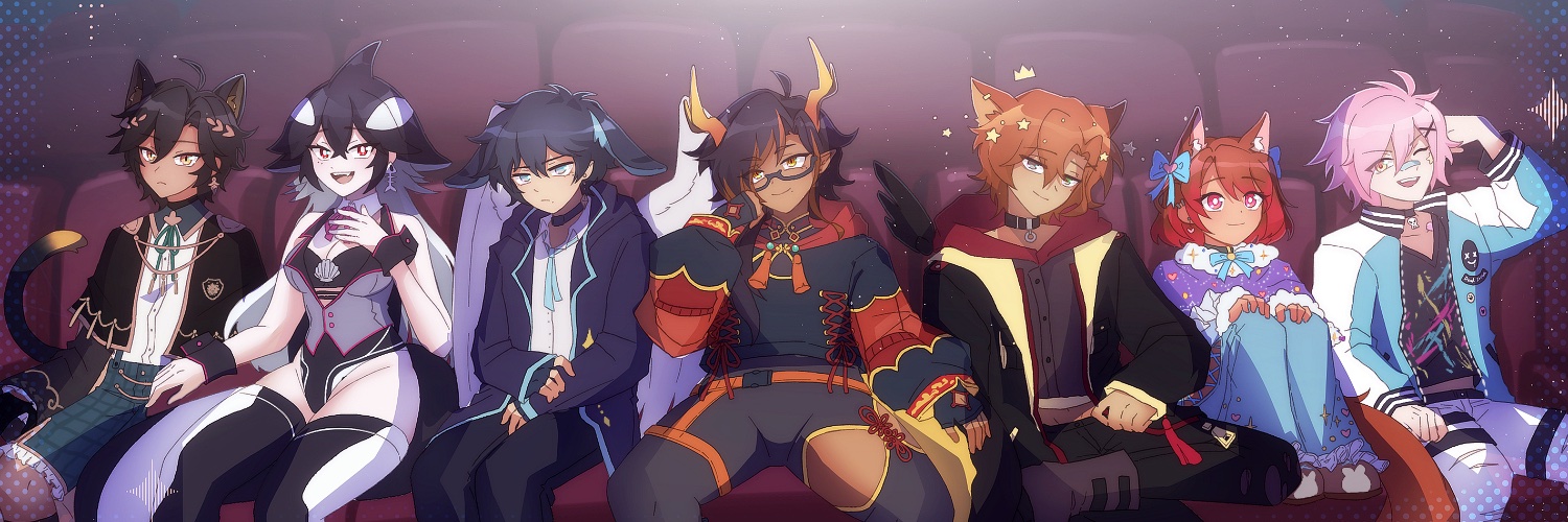 yun & co. ⛅️ plural vtuber banner